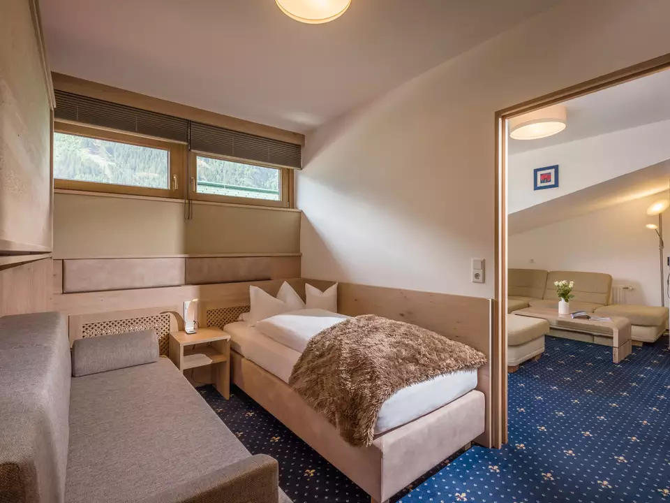 Familienfreundliche Mansardensuite mit separatem Kinderzimmer