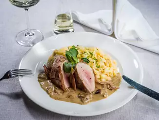 Hausgemachtes Gericht mit regionalem Charakter