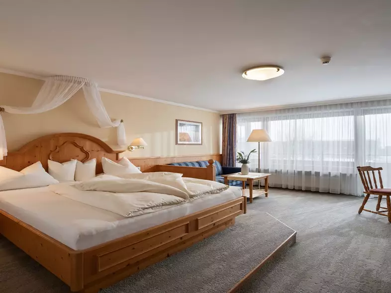 Doppelzimmer im Hotel Andrea mit gemütlicher Einrichtung